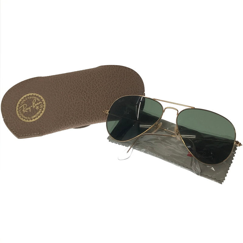 【現状渡し品】【メンズ】 RAY-BAN レイバン AVIATOR RB3025 アビエーター サングラス アイウェア アクセサリー 203-261007-na-04-tagh サイズ：58□14 135 カラー：ゴールド 万代Net店