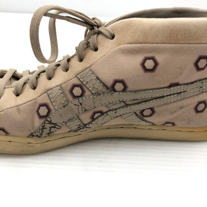 【現状渡し品】【メンズ】 ONITSUKA TIGER オニツカタイガー SECK DESIGN SNEAKERS THN842 セック デザイン スニーカー 靴 163-261006-ty-06-tag サイズ：26cm/US8 カラー：サンドカラー 万代Net店