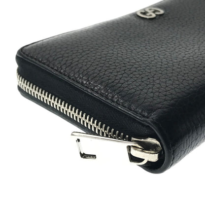 【中古品】【メンズ】 GUCCI グッチ ZIP AROUND LONG LEATHER WALLET 473928 ジップアラウンド ロングウォレット 長財布 181-261013-na-23-tagh カラー：ブラック 万代Net店