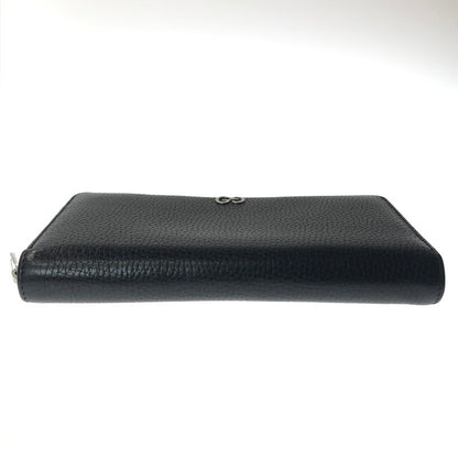 【中古品】【メンズ】 GUCCI グッチ ZIP AROUND LONG LEATHER WALLET 473928 ジップアラウンド ロングウォレット 長財布 181-261013-na-23-tagh カラー：ブラック 万代Net店