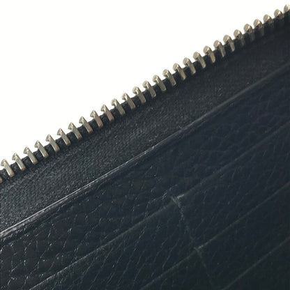 【中古品】【メンズ】 GUCCI グッチ ZIP AROUND LONG LEATHER WALLET 473928 ジップアラウンド ロングウォレット 長財布 181-261013-na-23-tagh カラー：ブラック 万代Net店