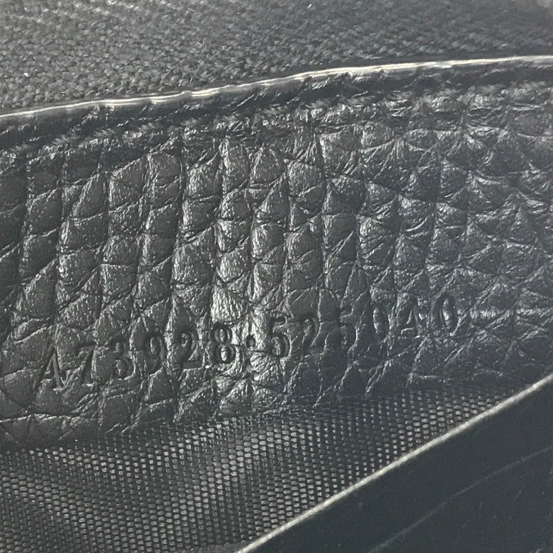 【中古品】【メンズ】 GUCCI グッチ ZIP AROUND LONG LEATHER WALLET 473928 ジップアラウンド ロングウォレット 長財布 181-261013-na-23-tagh カラー：ブラック 万代Net店