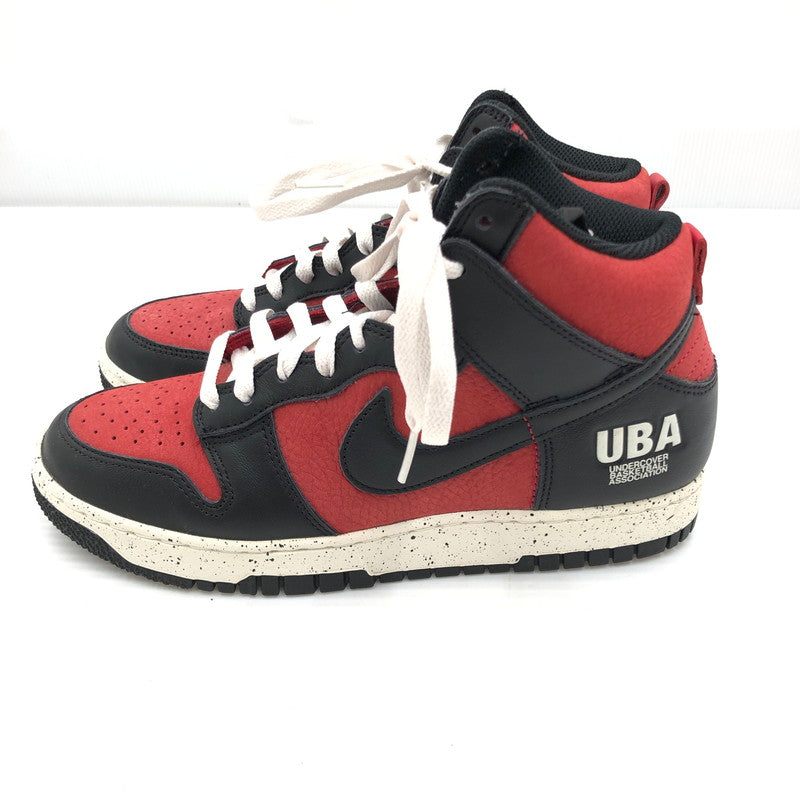 【中古品】【メンズ】 UNDERCOVER×NIKE アンダーカバー×ナイキ DUNK HIGH UBA SNEAKER DD9401-600 ダンク ハイ ユービーエー スニーカー 靴 160-261006-ty-02-tag サイズ：25.5cm/US7.5 カラー：レッド/ブラック/ホワイト 万代Net店