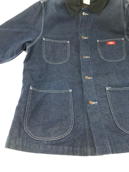 【中古品】【メンズ】 DICKIES ディッキーズ 00'S DENIM COVERALL W235574 2000年代 デニム カバーオール 146-261009-ty-14-tagh サイズ：L カラー：ブルー 万代Net店