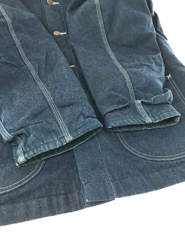 【中古品】【メンズ】 DICKIES ディッキーズ 00'S DENIM COVERALL W235574 2000年代 デニム カバーオール 146-261009-ty-14-tagh サイズ：L カラー：ブルー 万代Net店