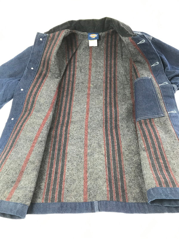 【中古品】【メンズ】 DICKIES ディッキーズ 00'S DENIM COVERALL W235574 2000年代 デニム カバーオール 146-261009-ty-14-tagh サイズ：L カラー：ブルー 万代Net店