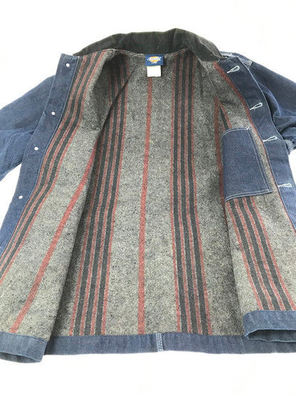 【中古品】【メンズ】 DICKIES ディッキーズ 00'S DENIM COVERALL W235574 2000年代 デニム カバーオール 146-261009-ty-14-tagh サイズ：L カラー：ブルー 万代Net店