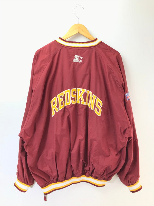 【中古品】【メンズ】 STARTER スターター REDSKINS NYLON PULL OVER レッドスキンズ ナイロン プルオーバー 146-261005-na-08-tagh サイズ：2XL カラー：レッド 万代Net店