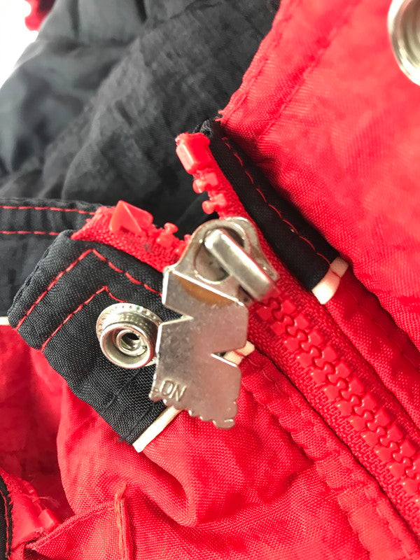 【中古品】【メンズ】 STARTER スターター CHACAGO BULLS HOODED NYLON JACKET シカゴ ブルズ フーデッド ナイロン ジャケット 146-261009-ty-13-tagh サイズ：L カラー：レッド 万代Net店