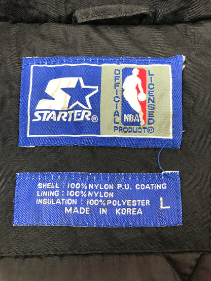 【中古品】【メンズ】 STARTER スターター CHACAGO BULLS HOODED NYLON JACKET シカゴ ブルズ フーデッド ナイロン ジャケット 146-261009-ty-13-tagh サイズ：L カラー：レッド 万代Net店