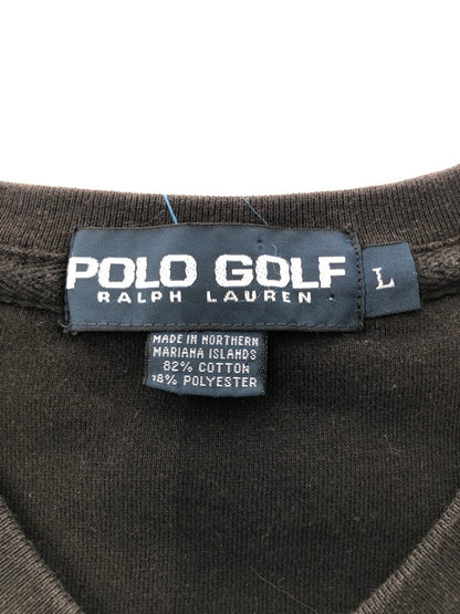 【中古品】【メンズ】 POLO GOLF RALPH LAUREN ポロゴルフ ラルフローレン SWEAT VEST スウェット ベスト 146-261003-na-06-tagh サイズ：L カラー：ブラック 万代Net店