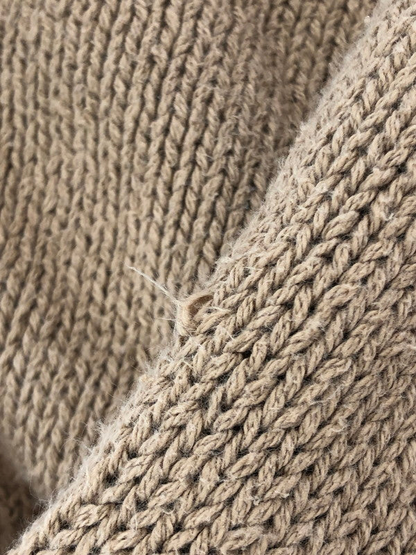 【中古品】【メンズ】 POLO RALPH LAUREN ポロ・ラルフローレン 90’S CREWNECK COTTON KNIT SWEATER クルーネック コットン ニット セーター 146-261003-na-08-tagh サイズ：LL カラー：ベージュ 万代Net店