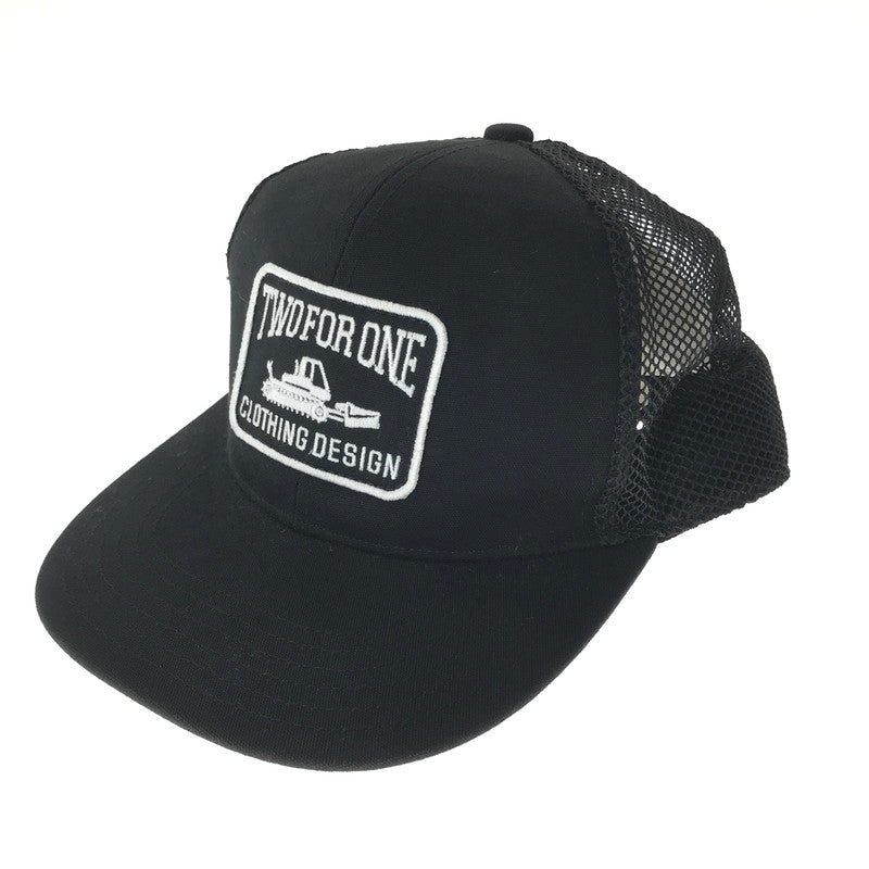 【中古品】【メンズ】 TWO FOR ONE トゥーフォーワン AREA241-TRUCKER CAP MB7404 エリア241 トラッカー キャップ 帽子 185-261023-ty-12-tagh サイズ：F カラー：ブラック 万代Net店