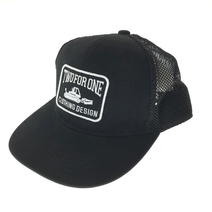 【中古品】【メンズ】 TWO FOR ONE トゥーフォーワン AREA241-TRUCKER CAP MB7404 エリア241 トラッカー キャップ 帽子 185-261023-ty-12-tagh サイズ：F カラー：ブラック 万代Net店