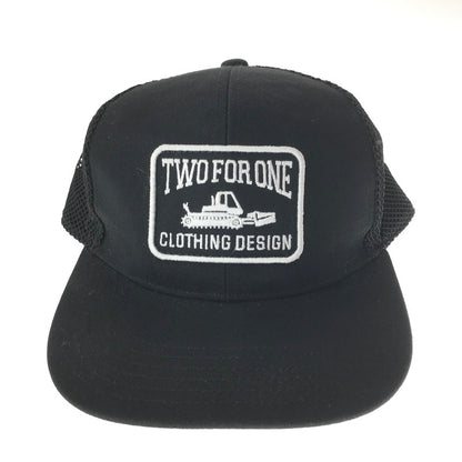 【中古品】【メンズ】 TWO FOR ONE トゥーフォーワン AREA241-TRUCKER CAP MB7404 エリア241 トラッカー キャップ 帽子 185-261023-ty-12-tagh サイズ：F カラー：ブラック 万代Net店