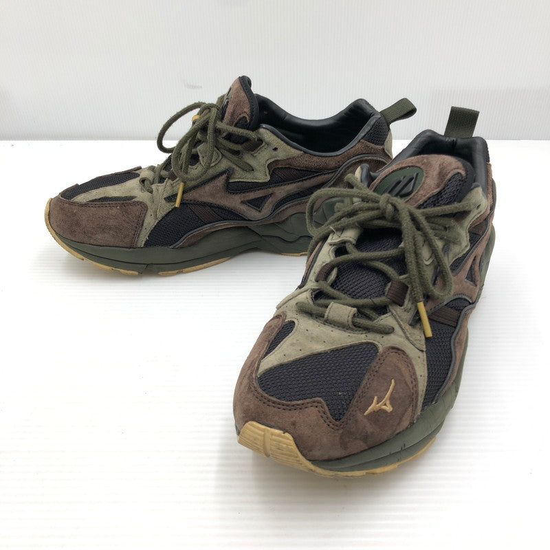【中古品】【メンズ】 MIZUNO ミズノ WAVE RIDER 1 WILD NORDIC PACK SNEAKER D1GA193455 ウエーブライダー 1 ワイルド ノルディック パック スニーカー 靴 163-261006-ty-05-tag サイズ：29cm/US11 カラー：カーキ/ブラウン 万代Net店