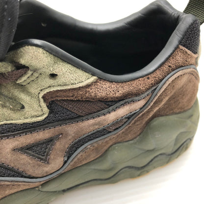 【中古品】【メンズ】 MIZUNO ミズノ WAVE RIDER 1 WILD NORDIC PACK SNEAKER D1GA193455 ウエーブライダー 1 ワイルド ノルディック パック スニーカー 靴 163-261006-ty-05-tag サイズ：29cm/US11 カラー：カーキ/ブラウン 万代Net店