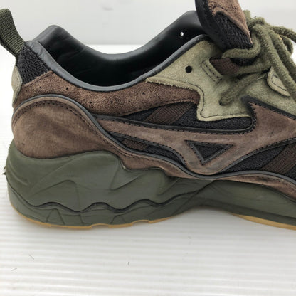 【中古品】【メンズ】 MIZUNO ミズノ WAVE RIDER 1 WILD NORDIC PACK SNEAKER D1GA193455 ウエーブライダー 1 ワイルド ノルディック パック スニーカー 靴 163-261006-ty-05-tag サイズ：29cm/US11 カラー：カーキ/ブラウン 万代Net店