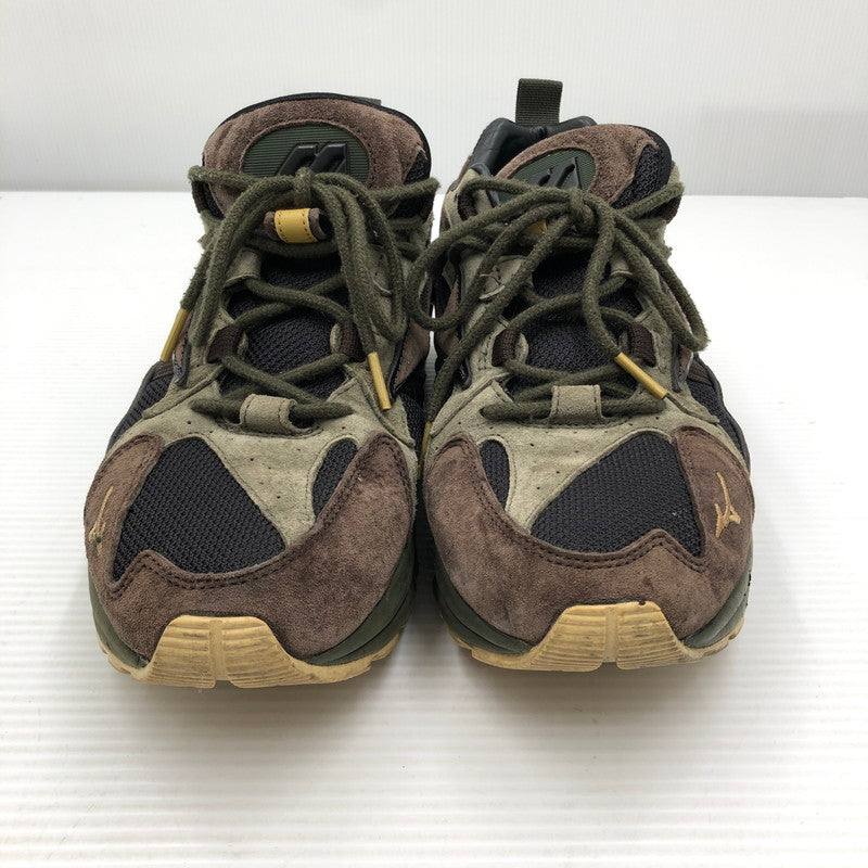 【中古品】【メンズ】 MIZUNO ミズノ WAVE RIDER 1 WILD NORDIC PACK SNEAKER D1GA193455 ウエーブライダー 1 ワイルド ノルディック パック スニーカー 靴 163-261006-ty-05-tag サイズ：29cm/US11 カラー：カーキ/ブラウン 万代Net店