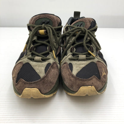 【中古品】【メンズ】 MIZUNO ミズノ WAVE RIDER 1 WILD NORDIC PACK SNEAKER D1GA193455 ウエーブライダー 1 ワイルド ノルディック パック スニーカー 靴 163-261006-ty-05-tag サイズ：29cm/US11 カラー：カーキ/ブラウン 万代Net店