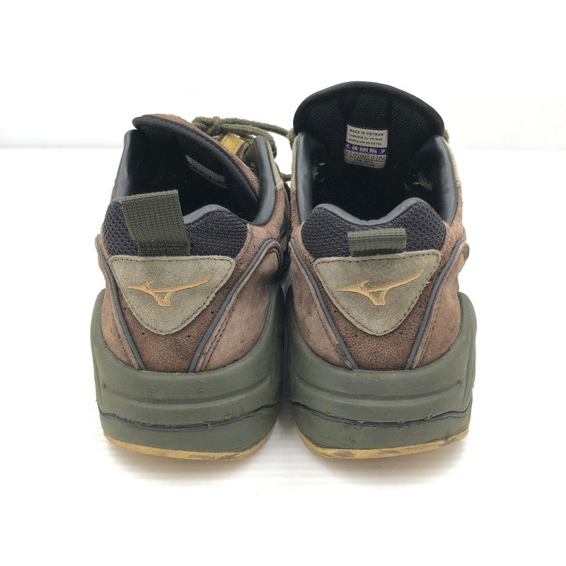 【中古品】【メンズ】 MIZUNO ミズノ WAVE RIDER 1 WILD NORDIC PACK SNEAKER D1GA193455 ウエーブライダー 1 ワイルド ノルディック パック スニーカー 靴 163-261006-ty-05-tag サイズ：29cm/US11 カラー：カーキ/ブラウン 万代Net店