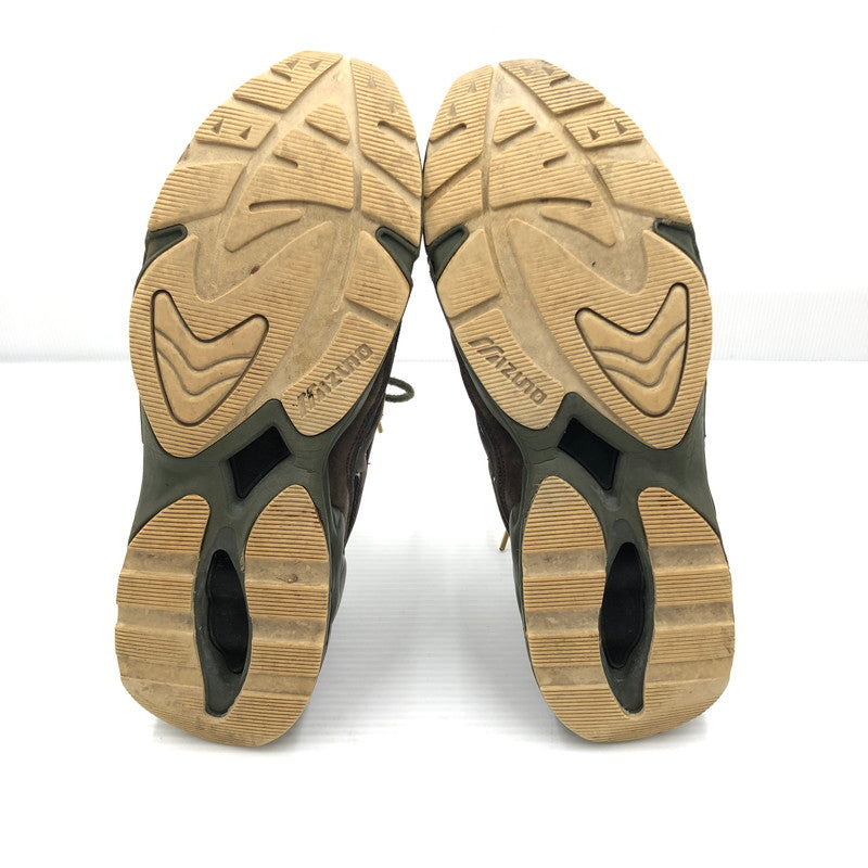 【中古品】【メンズ】 MIZUNO ミズノ WAVE RIDER 1 WILD NORDIC PACK SNEAKER D1GA193455 ウエーブライダー 1 ワイルド ノルディック パック スニーカー 靴 163-261006-ty-05-tag サイズ：29cm/US11 カラー：カーキ/ブラウン 万代Net店