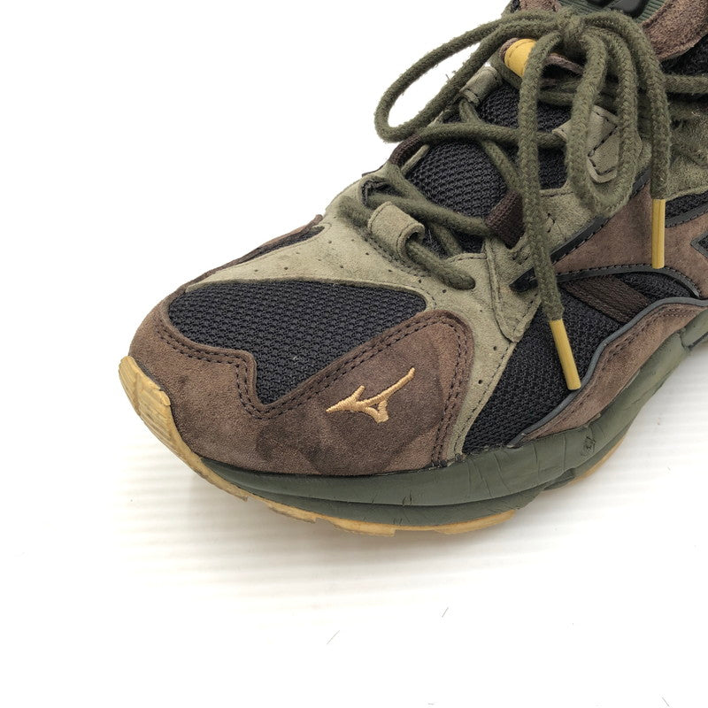 【中古品】【メンズ】 MIZUNO ミズノ WAVE RIDER 1 WILD NORDIC PACK SNEAKER D1GA193455 ウエーブライダー 1 ワイルド ノルディック パック スニーカー 靴 163-261006-ty-05-tag サイズ：29cm/US11 カラー：カーキ/ブラウン 万代Net店