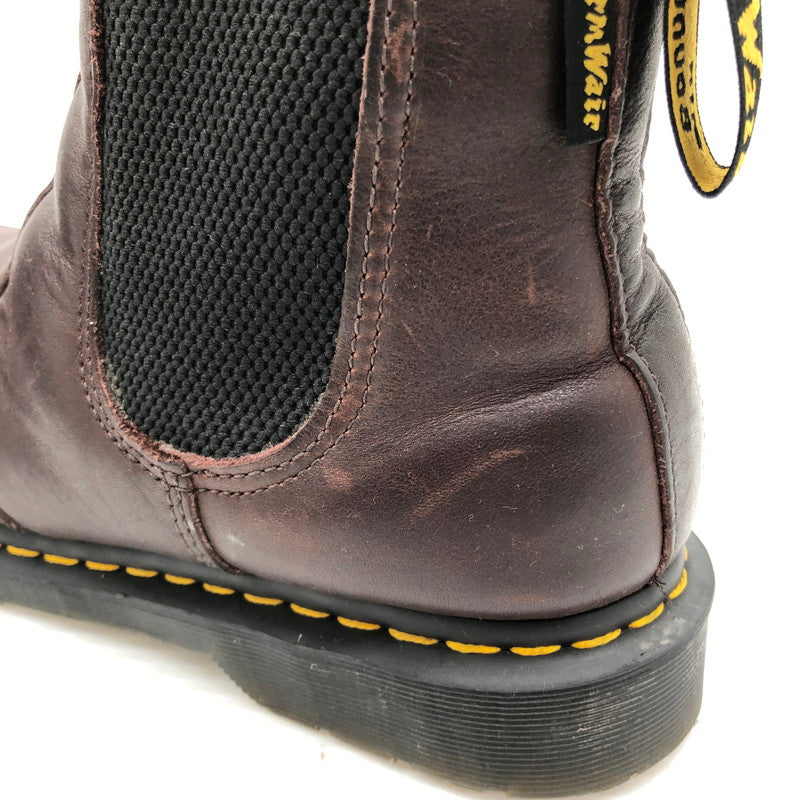 【中古品】【メンズ】 DR.MARTENS ドクターマーチン WARMWAIR SIDE GORE BOOT 27821 ウォームウェアー サイド ゴア ブーツ 靴 164-261006-ty-14-tag サイズ：UK10/US11 カラー：ブラウン 万代Net店