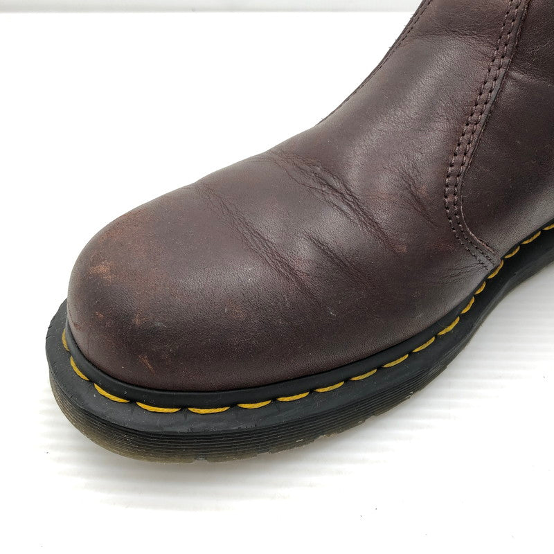 【中古品】【メンズ】 DR.MARTENS ドクターマーチン WARMWAIR SIDE GORE BOOT 27821 ウォームウェアー サイド ゴア ブーツ 靴 164-261006-ty-14-tag サイズ：UK10/US11 カラー：ブラウン 万代Net店