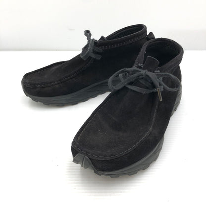 【中古品】【メンズ】 CLARKS クラークス WALLABEE EDEN 26179150 ワラビー エデン 靴 164-261006-ty-08-tag サイズ：UK10Ｇ/US11 カラー：ブラック 万代Net店