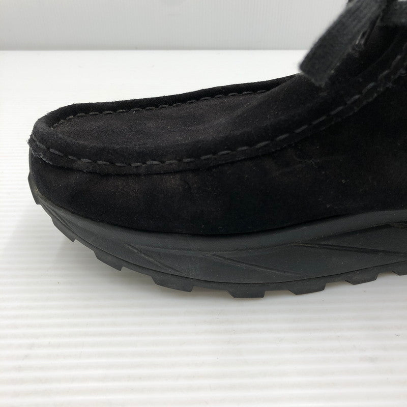 【中古品】【メンズ】 CLARKS クラークス WALLABEE EDEN 26179150 ワラビー エデン 靴 164-261006-ty-08-tag サイズ：UK10Ｇ/US11 カラー：ブラック 万代Net店