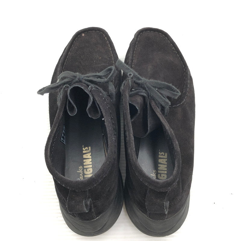 【中古品】【メンズ】 CLARKS クラークス WALLABEE EDEN 26179150 ワラビー エデン 靴 164-261006-ty-08-tag サイズ：UK10Ｇ/US11 カラー：ブラック 万代Net店