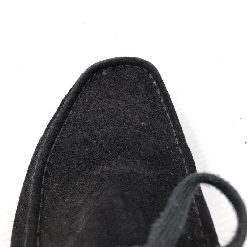 【中古品】【メンズ】 CLARKS クラークス WALLABEE EDEN 26179150 ワラビー エデン 靴 164-261006-ty-08-tag サイズ：UK10Ｇ/US11 カラー：ブラック 万代Net店