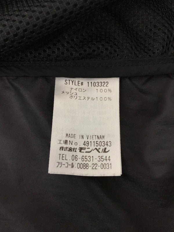 【中古品】【メンズ】 MONT-BELL モンベル WIND BLAST HOODED JACKET 1103322 ウインド ブラスト パーカー ナイロンジャケット ライトアウター 144-261005-na-09-tagh サイズ：M カラー：ブラック 万代Net店