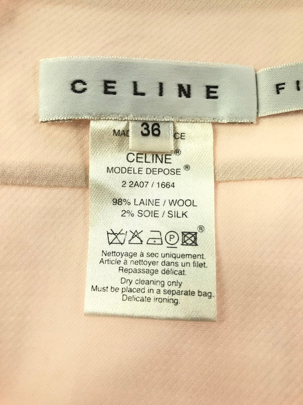 【中古品】【レディース】 CELINE セリーヌ 2 2A07 1664 DRESS SCART "PINK" 171-261014-na-11-tagh サイズ：36 カラー：ピンク系 万代Net店