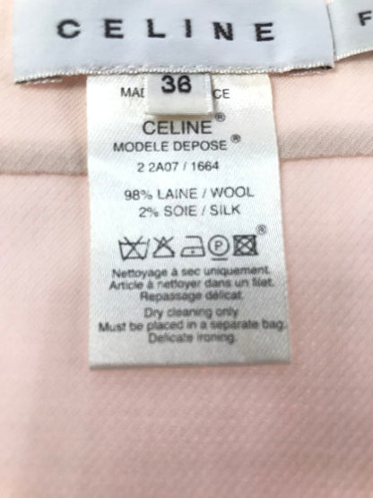 【中古品】【レディース】 CELINE セリーヌ 2 2A07 1664 DRESS SCART "PINK" 171-261014-na-11-tagh サイズ：36 カラー：ピンク系 万代Net店