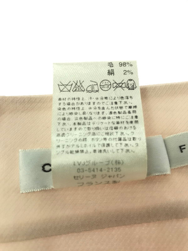 【中古品】【レディース】 CELINE セリーヌ 2 2A07 1664 DRESS SCART "PINK" 171-261014-na-11-tagh サイズ：36 カラー：ピンク系 万代Net店