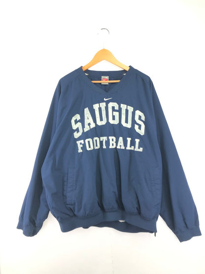 【中古品】【メンズ】 NIKE TEAM ナイキ チーム SAUGUS NYLON PULL OVER 243397 ソーガス ナイロン プルオーバー 146-261009-ty-11-tagh サイズ：XL カラー：ネイビー 万代Net店