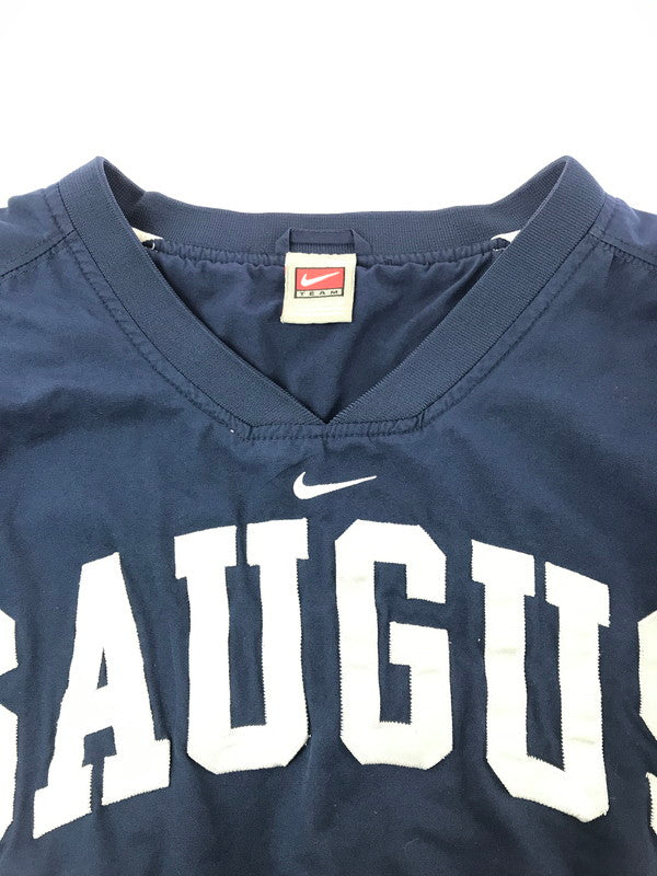 【中古品】【メンズ】 NIKE TEAM ナイキ チーム SAUGUS NYLON PULL OVER 243397 ソーガス ナイロン プルオーバー 146-261009-ty-11-tagh サイズ：XL カラー：ネイビー 万代Net店