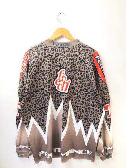【中古品】【メンズ】 FETCH フェチ L/S LEOPARD RACING JERSEY FC23S215KHL レオパード レーシング ジャージ 142-261003-na-03-tagh サイズ：L カラー：マルチカラー 万代Net店