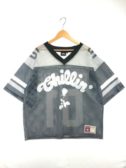 【中古品】【メンズ】 CHILLIN' チリン FOOTBALL MESH JERSEY フットボール メッシュ ジャージ 142-261009-ty-10-tagh サイズ：XL カラー：ホワイト/ブラック 万代Net店