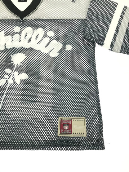 【中古品】【メンズ】 CHILLIN' チリン FOOTBALL MESH JERSEY フットボール メッシュ ジャージ 142-261009-ty-10-tagh サイズ：XL カラー：ホワイト/ブラック 万代Net店