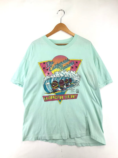 【ジャンク品】【メンズ】 THE CALIFORNIA RAISINS ザ カリフォルニア レイズンズ 80'S PRINT S/S TEE 80年代 プリント S/S Ｔシャツ 146-261009-ty-09-tagh サイズ：不明 カラー：ミント 万代Net店