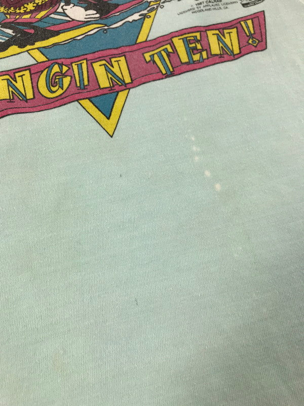 【ジャンク品】【メンズ】 THE CALIFORNIA RAISINS ザ カリフォルニア レイズンズ 80'S PRINT S/S TEE 80年代 プリント S/S Ｔシャツ 146-261009-ty-09-tagh サイズ：不明 カラー：ミント 万代Net店