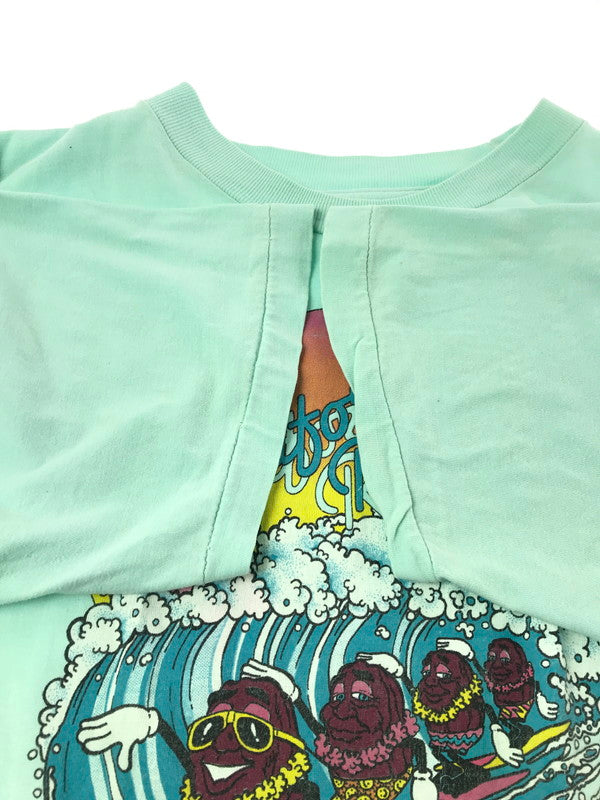 【ジャンク品】【メンズ】 THE CALIFORNIA RAISINS ザ カリフォルニア レイズンズ 80'S PRINT S/S TEE 80年代 プリント S/S Ｔシャツ 146-261009-ty-09-tagh サイズ：不明 カラー：ミント 万代Net店