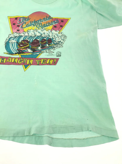 【ジャンク品】【メンズ】 THE CALIFORNIA RAISINS ザ カリフォルニア レイズンズ 80'S PRINT S/S TEE 80年代 プリント S/S Ｔシャツ 146-261009-ty-09-tagh サイズ：不明 カラー：ミント 万代Net店