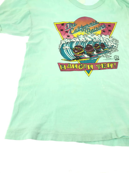 【ジャンク品】【メンズ】 THE CALIFORNIA RAISINS ザ カリフォルニア レイズンズ 80'S PRINT S/S TEE 80年代 プリント S/S Ｔシャツ 146-261009-ty-09-tagh サイズ：不明 カラー：ミント 万代Net店