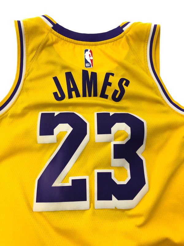 【中古品】【メンズ】 NIKE ナイキ LAKERS GAME SHIRT AA7099-741 レイカーズ ゲームシャツ 148-261003-na-01-tagh サイズ：L カラー：イエロー 万代Net店