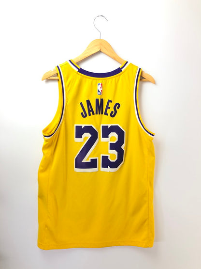 【中古品】【メンズ】 NIKE ナイキ LAKERS GAME SHIRT AA7099-741 レイカーズ ゲームシャツ 148-261003-na-01-tagh サイズ：L カラー：イエロー 万代Net店