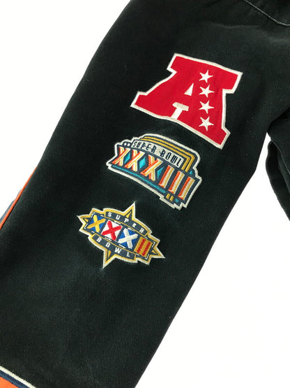 【現状渡し品】【メンズ】 NFL ナショナル・フットボール・リーグ BRONCOS RACING JACKET ブロンコス レーシング ジャケット アウター 146-261002-rt-09-tagh サイズ：XL カラー：ネイビー/BLACK 万代Net店